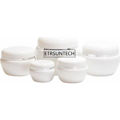 200pcs 5g 20g 30g 50g Empty Cream Jar Makeup Sample Bottle Cosmetic Container Refillable Plastic Cosmetic Sample Jars F3566