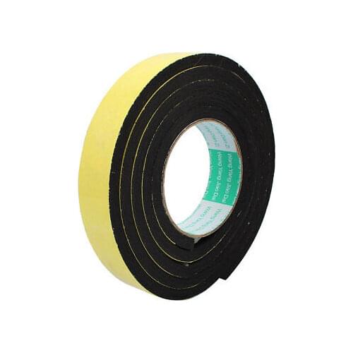 30mm Width 8mm Thickness Single Side Shockproof Sponge Foam Tape 2M Length
