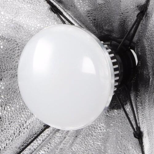 65W 5500K 220V LED Photo Lighting Studio Video Daylight Lamp E27 Bulb for Photographic Studio Softbox Strobe light