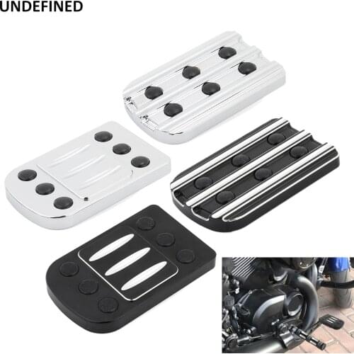 Motorcycle Large Brake Pedal Cover CNC Foot Pegs Footrest Pad for Harley Touring Electra Street Glide Softail Fat Boy Dyna FLD