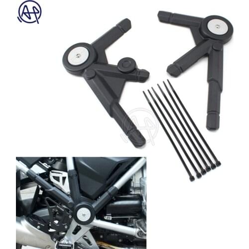 Black for BMW R1200GS LC/ R1200 GS LC Adventure 2013-2016 Motorcycle Left & Right Side Frame Panel Guard Protector Cover