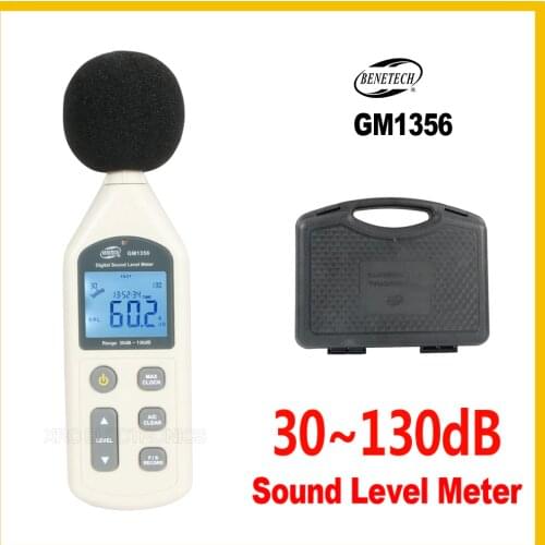 Digital Sound Level Meter USB Noise Tester meter 30-130dB A/C FAST/SLOW dB+ Software with carry box GM1356-BENETECH
