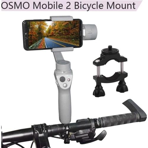 Bike Holder Bracket Bicycle Mount Clip Handlebar Fixer for DJI OM 4 OSMO Mobile 2 3 Handheld Gimbal Stabilizer Accessories