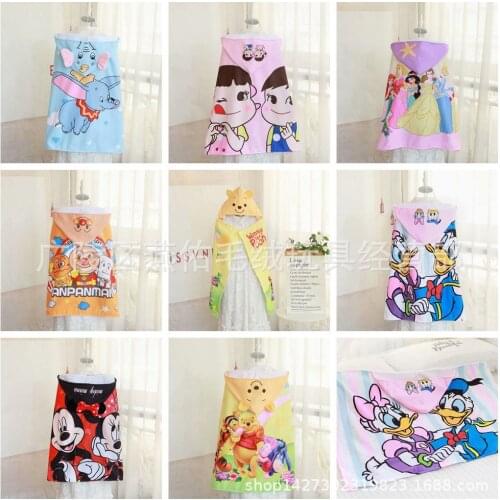 Disney Cartoon Children Blanket mickey minnie Summer Bath Towel Blanket Cloak Children on Bed Sofa Students kids girl boy gift