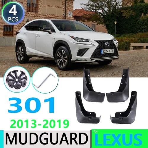 For Lexus NX NX200 NX300 2018~2019 Car Fender Mudguard Mud Flaps Guard Splash Flap Car Accessories