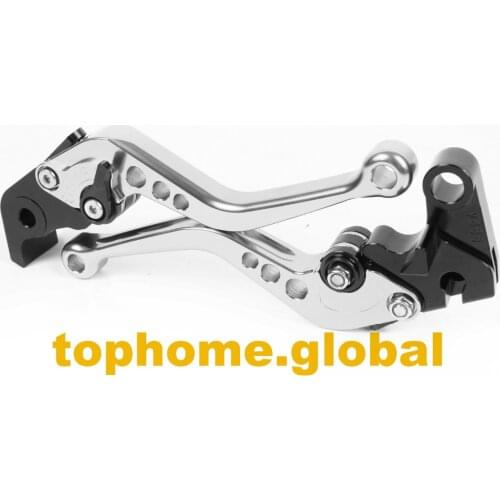 For TRIUMPH STREET TWIN 2016 - 2019 Shorty CNC Clutch Brake Levers Silver Adjustable 2018 2017