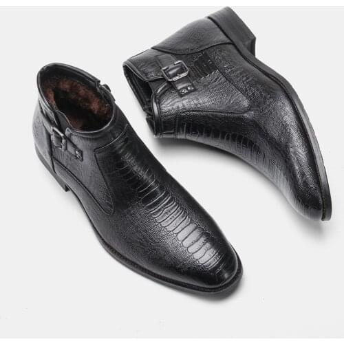 Idopy Men's Motorcycle Boots