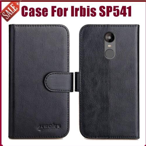 Irbis SP541 Case High Quality 6 Colors Flip Leather Wallet Protective Cover For Irbis SP541 Case Phone Bag Card Solts