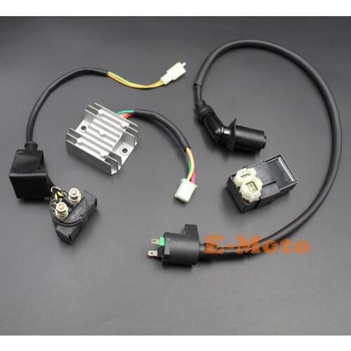 GY6 SOLENOID RELAY COIL 6 PIN CDI REGULATOR 50cc 150cc 200cc 250cc PIT Trail Quad Dirt Bike ATV Dune Buggy new E-Moto