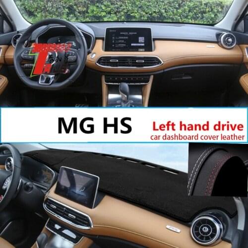 TAIJS Factory Classic Sport Leather Car Dashboard Cover For MG HS Left hand drive