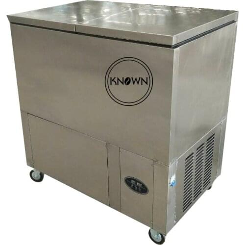 Commercial double mold 304 stainless steel 2 molds popsicle Ice cream pop lolly making machine by sea