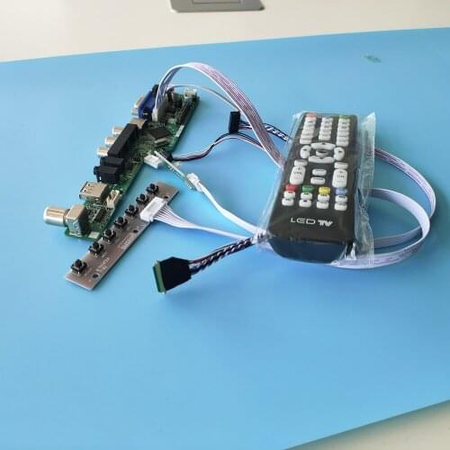 Kit for LP173WD1(TL)(A3) VGA remote Panel Screen USB 17.3" LCD LED Controller driver board 1600X900 TV AV 40pin LVDS