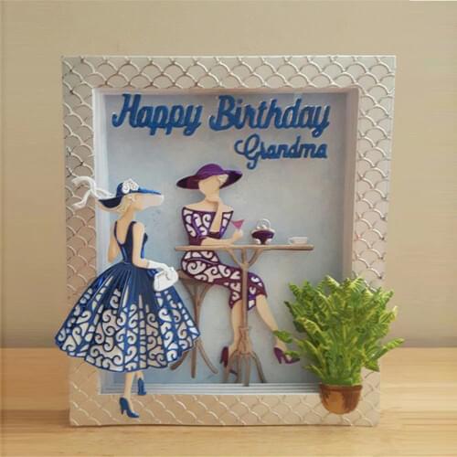 Beauty Metal Cutting Dies for DIY Scrapbooking Album Paper Cards Decorative Crafts Embossing Die Cuts