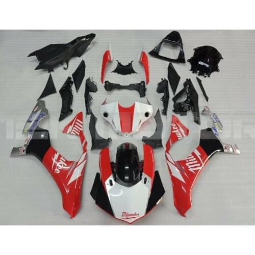 Injection Mold ) New ABS Full Fairings Kit fit for YZF-R1 2015 2016 15 16 17 18 r1 Custom red black white