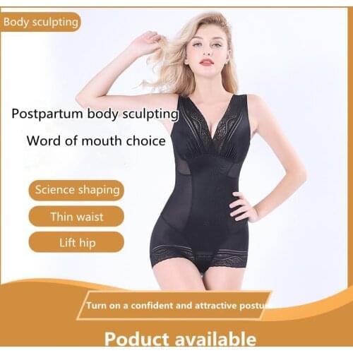 Lyingnana Lady Summer Slimming Burn Fat Briefs Shapewear Tummy Lace Sexy Bodysuit Full Body Shaper Underwear Vest Bodysuits86