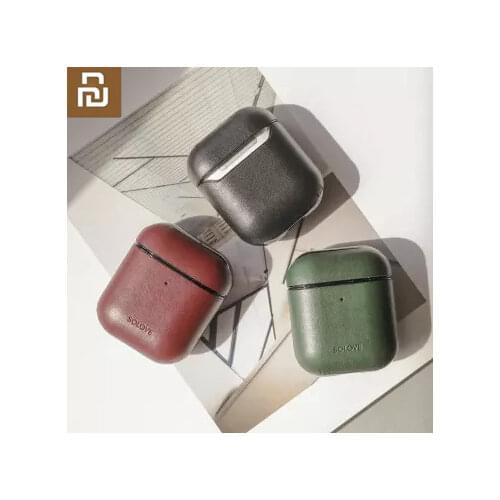 New Youpin SOLOVE Su Le For Iphone Headphone Case Leather material, scratch-resistant and dirt-resistant