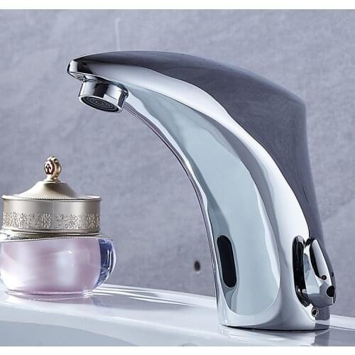 BAKALA NEW Hot & Cold Mixer Automatic sensor tap Hand Touch Free Sensor tap Faucet & Sink Tap banheiro F-2028