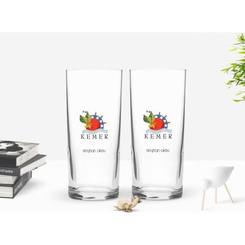 Personalized Colorful Printed Belt Design Tourist Dual Arrack Cup Seti-1