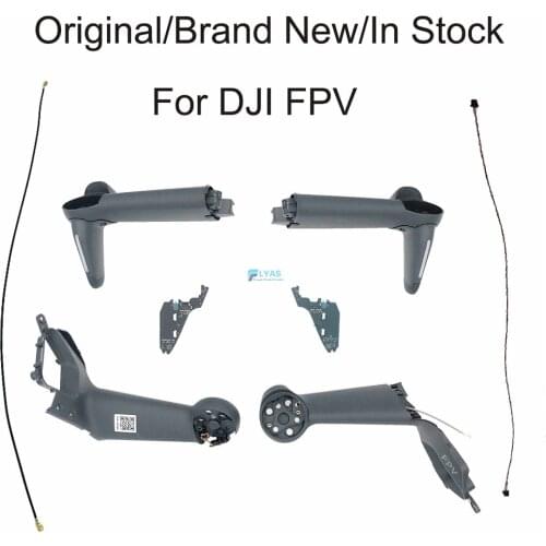Genuine DJI FPV Arm Part - Left/Right Front/Rear Arm Shell Landing Gear / Antenna Board Back Arms Spare Parts for Replacement