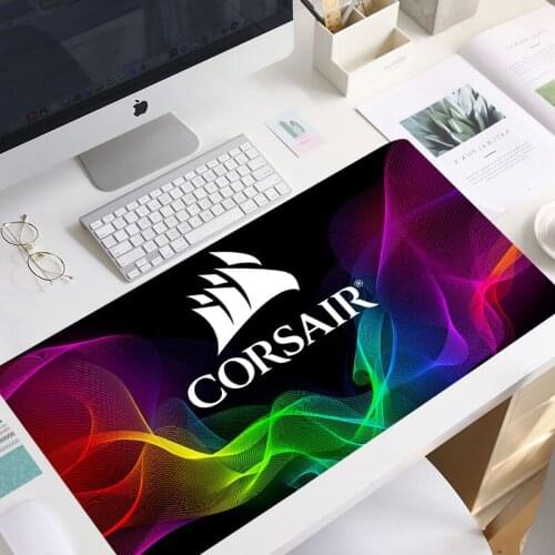 900x400CORSAIRs Logo Mouse Pad Fury Professional E-sports Gamers Speed Pc Gaming Rubber Keyboard Notebook Deskmat Mousepad