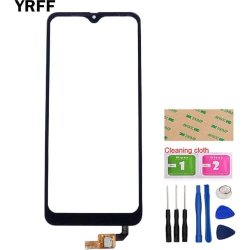 6.1'' Phone Touch Screen Panel For Blackview A60 Touch Screen Digitizer Panel Front Glass Len Sensor Replacement Tools Wipes