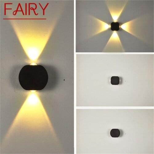 FAIRY Outdoor Wall Sconces Lamps Contemporary Waterproof LED Fixture Light For Home