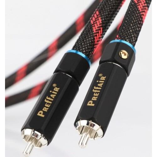 Preffair High Quality Digital Coaxial Audio Cable with Silver plated RCA plug, HIFI Audio digital RCA CABLE