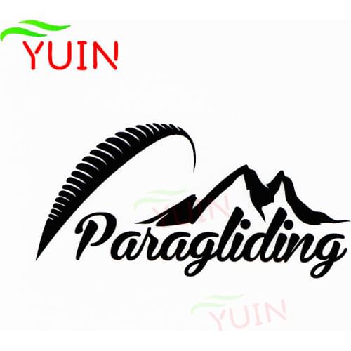 Creative Car Sticker Paraglider Art Sports Cars Applique Fashion Body Decoration PVC Waterproof Sunscreen Auto Decal