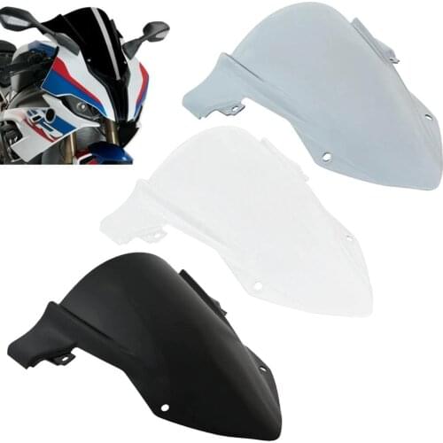 Motorcycle Parts Double Bubble Front Windscreen Windshield Shield Wind Deflector For BMW S1000RR S 1000 RR K67 2019 2020 2021