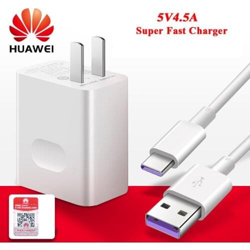 EU/US/UK Plug Huawei Charger 22.5W Supercharge Power Wall Adapter Type C Cable For Huawei Mate 40 30 20 Pro Nova 8 7 6 SE 5i 3i