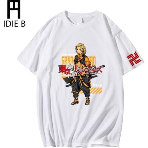 Woman Tshirts Tokyo Avengers Tokyo Revengers Anime T Shirt Anime Shirt COTTON Woman Tshirts White Tee COTTON