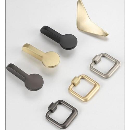 32 64mm modern smple creative black pearl gary kitchen cabinet dresser door handle stain brass drawer shoe cabinet cupboard knob