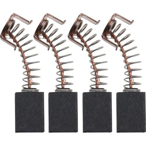 4Pcs Angle Grinder Carbon Brushes For Black Decker G720 WS125 Power Tool Electric Hammer Drill Graphite Brush 12X8X5mm
