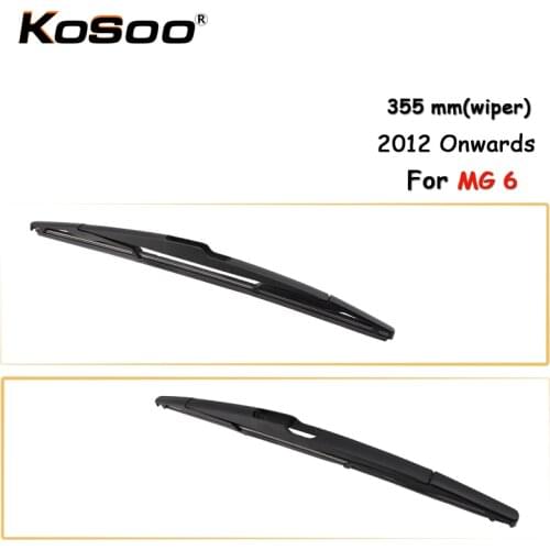 KOSOO Auto Rear Car Wiper Blade For MG 6,355mm 2012 Onwards Rear Window Windshield Wiper Blades Arm,Car Accessories Styling