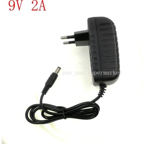 Power Supply Charger Adapter DC 9V 2A Adaptor DC 9 Volt DC Swiching EU 220V To 12V Led Strip lamp