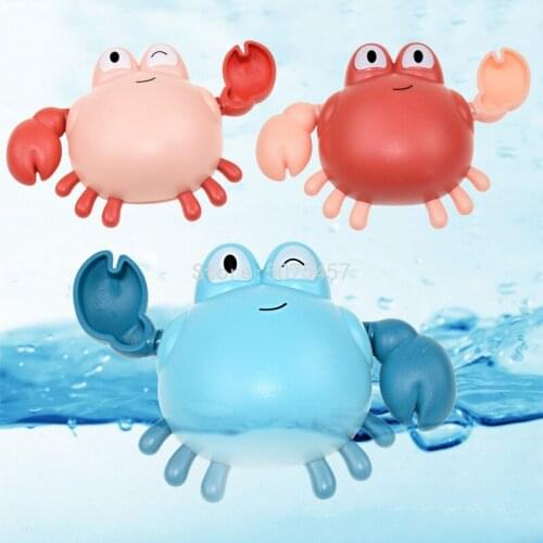 Baby Bath Toys Cartoon Animal Crab Classic Baby Water Toys Infant Turtle Wound-up Chain Clockwork Baby Swimming Bath Toy For Kid