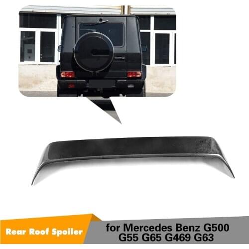 For Mercedes Benz G Class G550 G63 AMG 2013 - 2017 Carbon Fiber Rear Roof Lip Spoiler