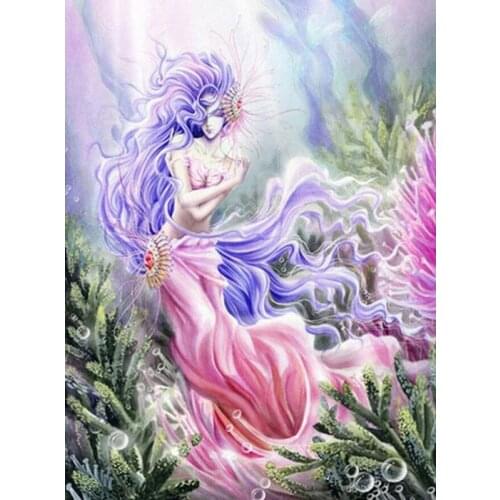 H1848 5d diy diamond painting,mosaic diamond,diamond embroidery Mermaid