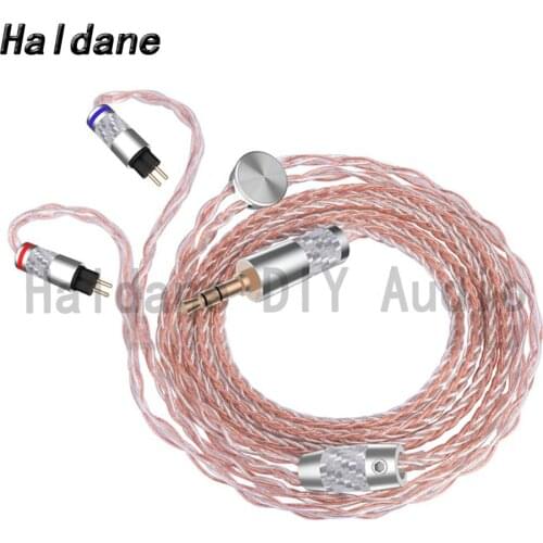 Haldane HIFI Copper Silver Plated Mixed 0.78mm Headphone Upgrade Cable For W4r UM3x 1964 Heir 10.A IEM8.0 IEM10.0 （Soft 1.2m