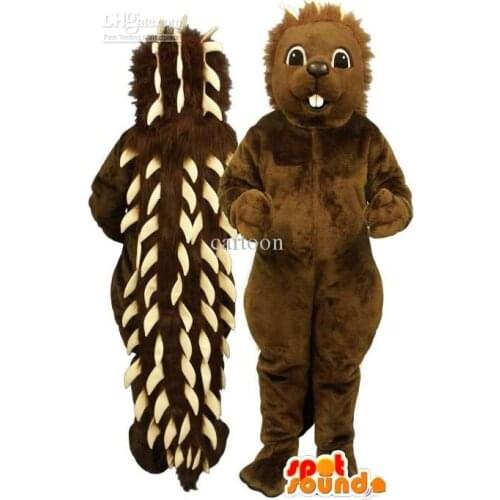Brown Hedgehog Mascot Costume Adult Halloween Birthday Party Cartoon Apparel Classic Version Custom Cosplay Costumes