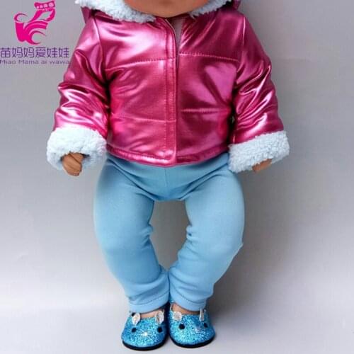 Baby new born Doll Clothes hoodies coat 18 Inch Dolls clothes jacket leggings generation doll outfit baby Girl Gift