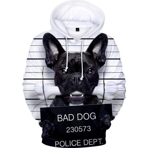 Cute French Bulldog 3D Hoodies Men/women Kpop 2020 Sweatshirt Hoodies Clothing Autumn Hoodie Print Casual Hooded Full Unisex