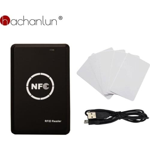 NFC Duplicator 125KHz Id Key Fob Smart Card Reader Writer 13.56MHz Encrypted Programmer USB UID T5577 RFID Cards Tags Copier