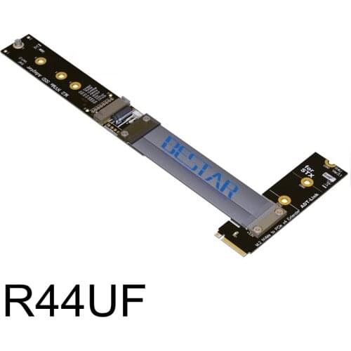 PCI-E 3.0 x4 32G/bps Full Speed M.2 M-key NVMe SSD Extender Cable Extension 5/10/15/20/30/40/50/60cm for STX Computer Mainboard