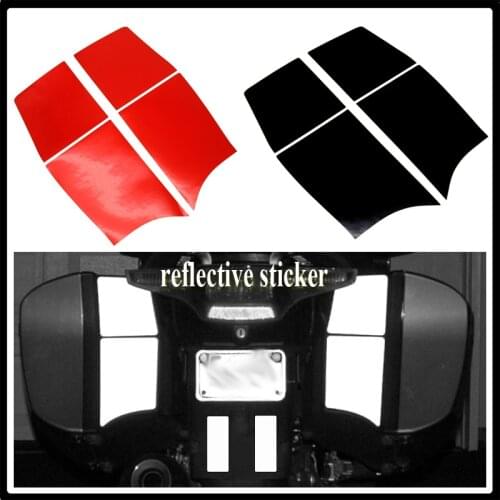 Motorcycle hard bag half-side reflective decals for BMW R1200RT R1200ST K1200GT K1300GT R 1200RT 2005-2013 R 1200 RT