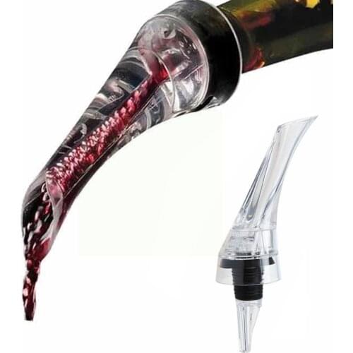 Red Wine Aerating Pourer Spout Decanter Wine Aerator Pump Tool Pouring Portable Aerating Filter Quick N4A7