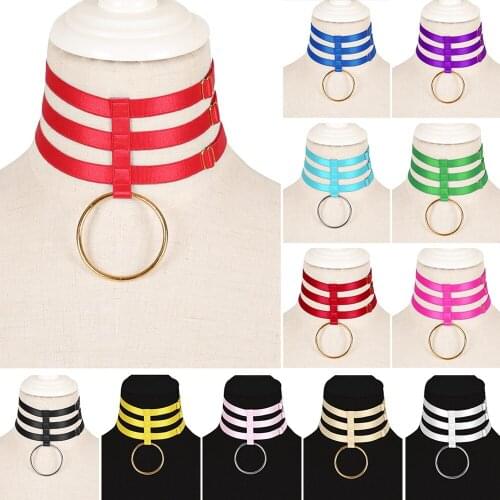 Plus Size Necklace Hanging Neck Tops Sexy Garter Belt For Stockings Plump Woman Pentagonal Body Harness Bondage Straps Lingerie