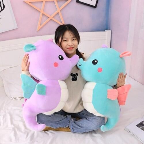 Lovely handsome Hippocampus Plush toys comfortable cute Pillow sofa Cushion Birthday presents