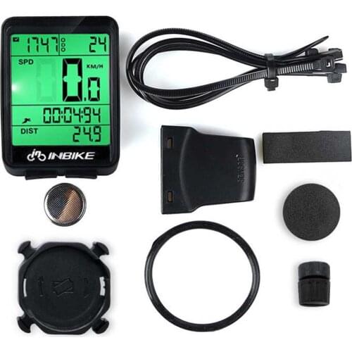 Bicycle Stopwatch Cadence Speed Sensor English Black Shell Wireless Stopwatch Speedometer Riding Equipment