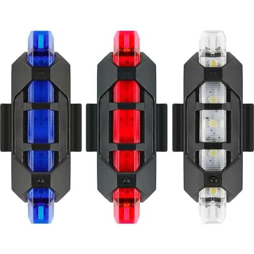 Bike Taillight Waterproof Riding Rear Light Led Usb Chargeable Mountain Bike Cycling Light Tail-lamp Bicycle Light Accessories